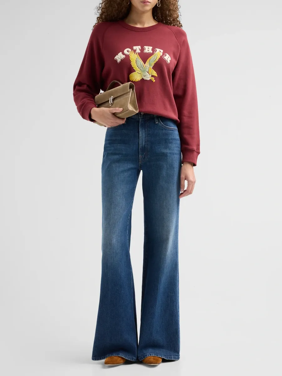 Mother Women's The Hustler Roller Sneak Stretch Flare Jeans | Thumbnail 2
