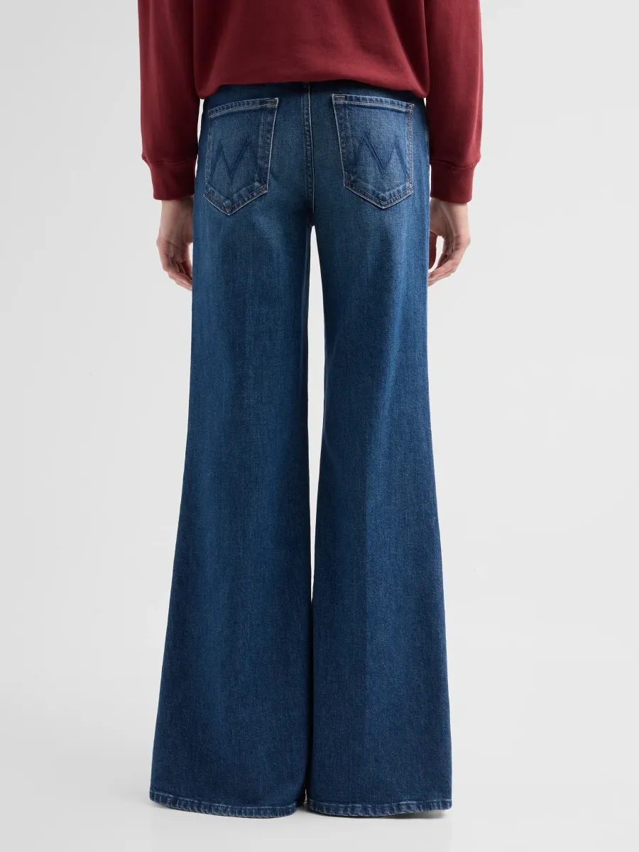 Mother Women's The Hustler Roller Sneak Stretch Flare Jeans | Thumbnail 3