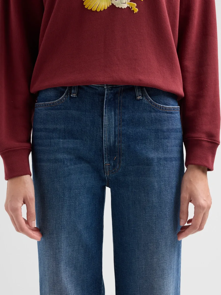 Mother Women's The Hustler Roller Sneak Stretch Flare Jeans | Thumbnail 5