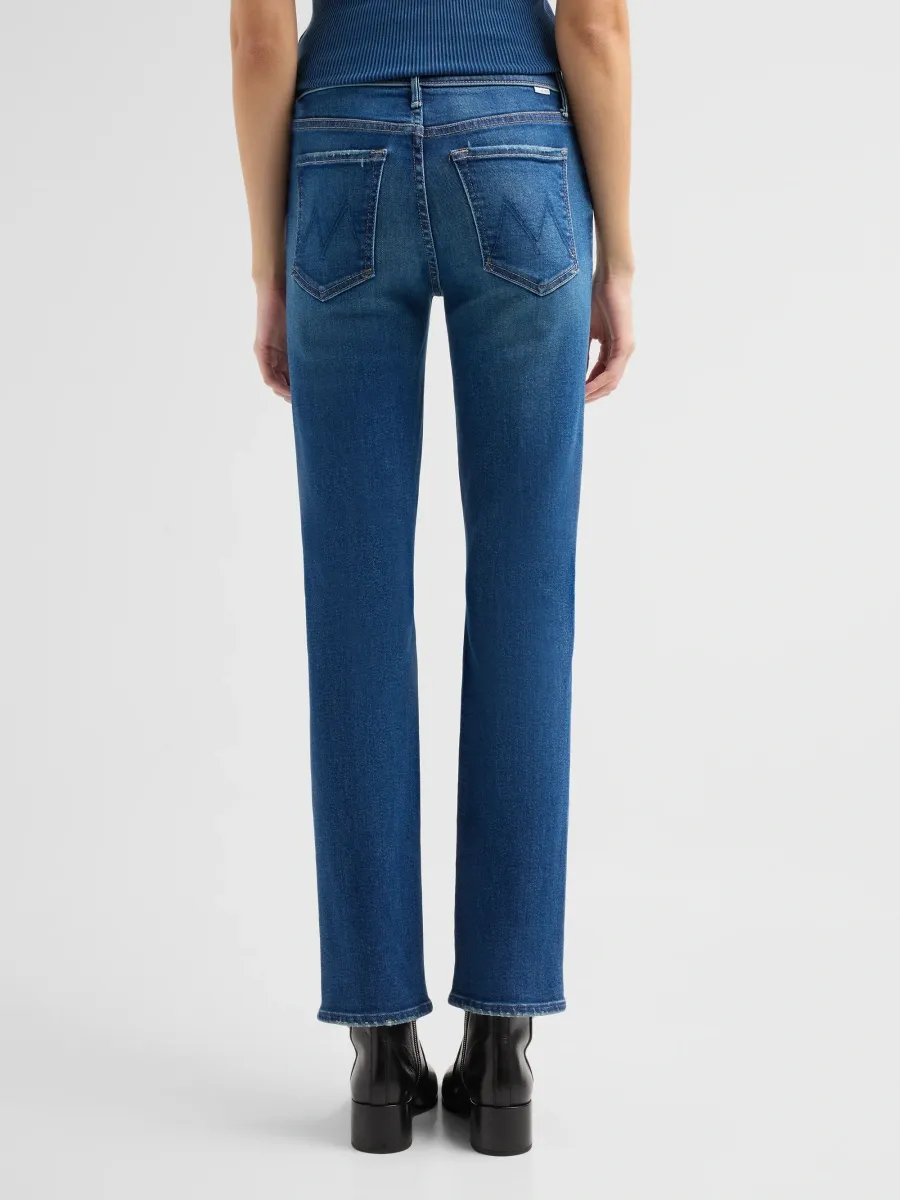 Mother Women's The Rascal Skimp Denim Mid-Rise Straight-Leg Jeans | Thumbnail 3 Mother Women's The Rascal Skimp Denim Mid-Rise Straight-Leg Jeans | Thumbnail 3