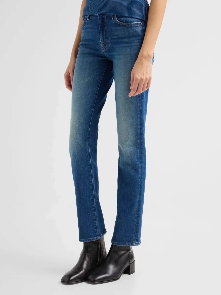 Mother Women's The Rascal Skimp Denim Mid-Rise Straight-Leg Jeans | Thumbnail 4 Mother Women's The Rascal Skimp Denim Mid-Rise Straight-Leg Jeans | Thumbnail 4