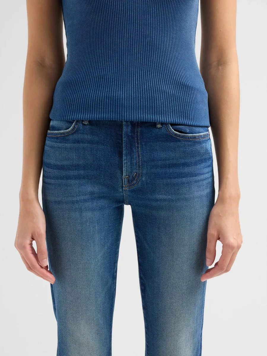 Mother Women's The Rascal Skimp Denim Mid-Rise Straight-Leg Jeans | Thumbnail 5 Mother Women's The Rascal Skimp Denim Mid-Rise Straight-Leg Jeans | Thumbnail 5