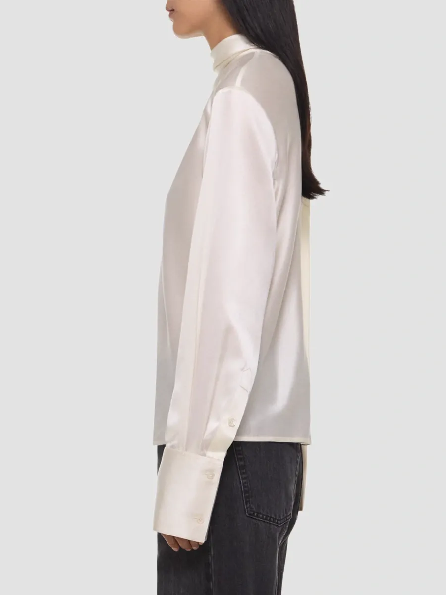 Helmut Lang Women's Silk Scarf Blouse | Thumbnail 6