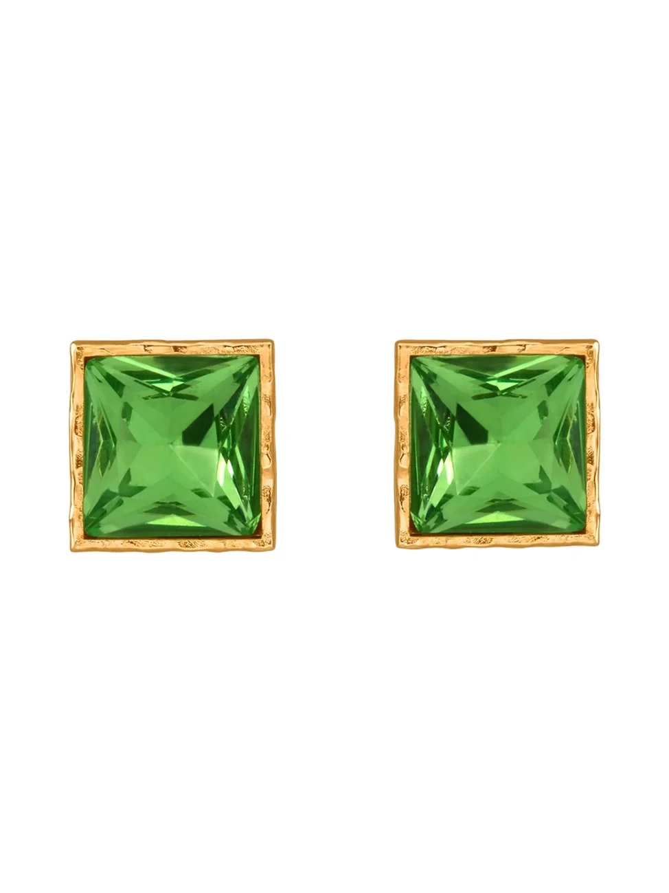 Women's 24K Gold-Plated & Glass Crystal Stud Earrings