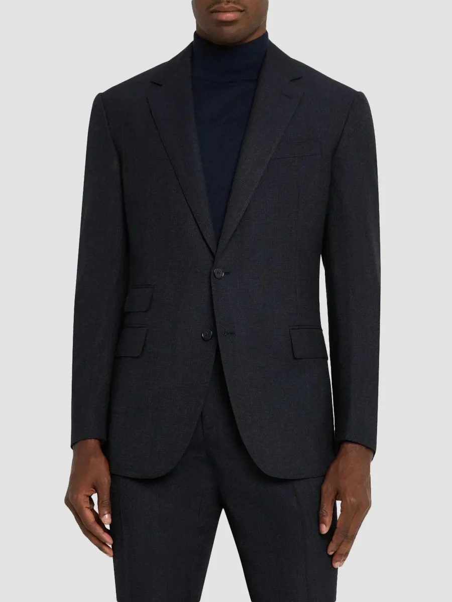 Ralph Lauren Purple Label Men's Wool-Blend Nailhead Single-Breasted Suit | Thumbnail 4