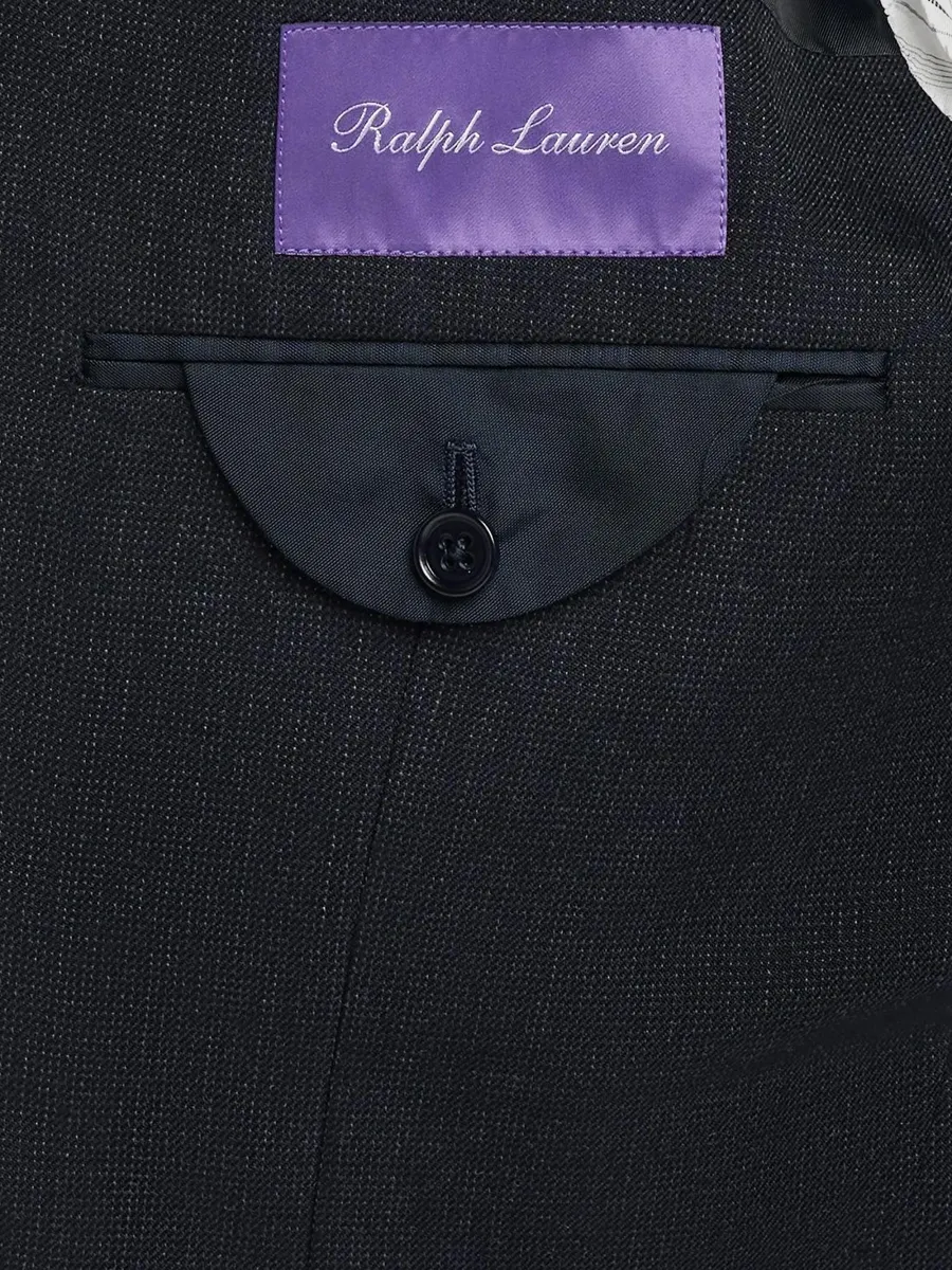 Ralph Lauren Purple Label Men's Wool-Blend Nailhead Single-Breasted Suit | Thumbnail 6