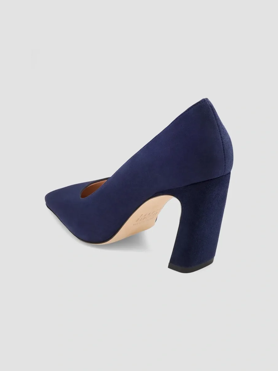 Stuart Weitzman Women's Stassi 85MM Suede Pumps | Thumbnail 2
