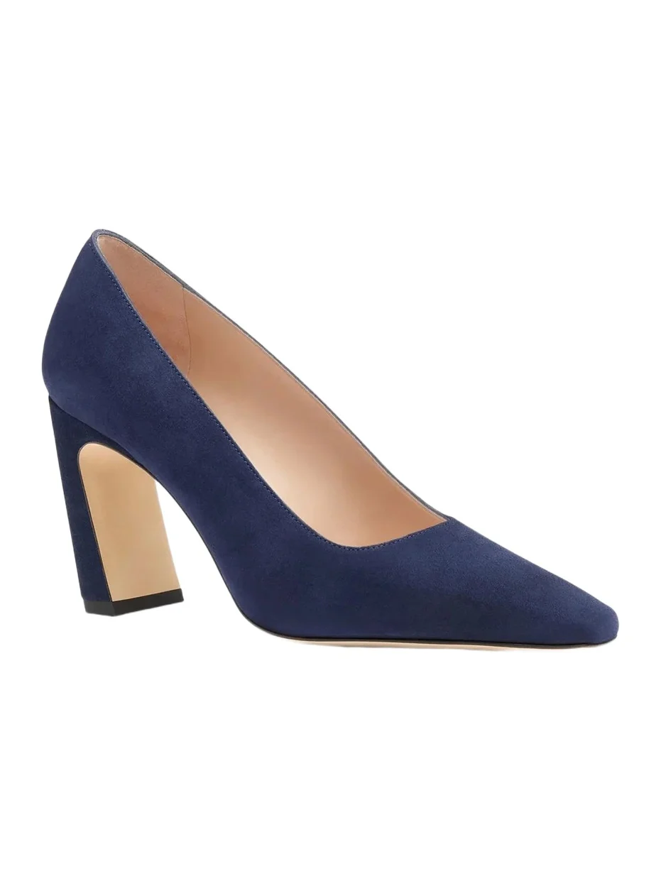 Stuart Weitzman Women's Stassi 85MM Suede Pumps