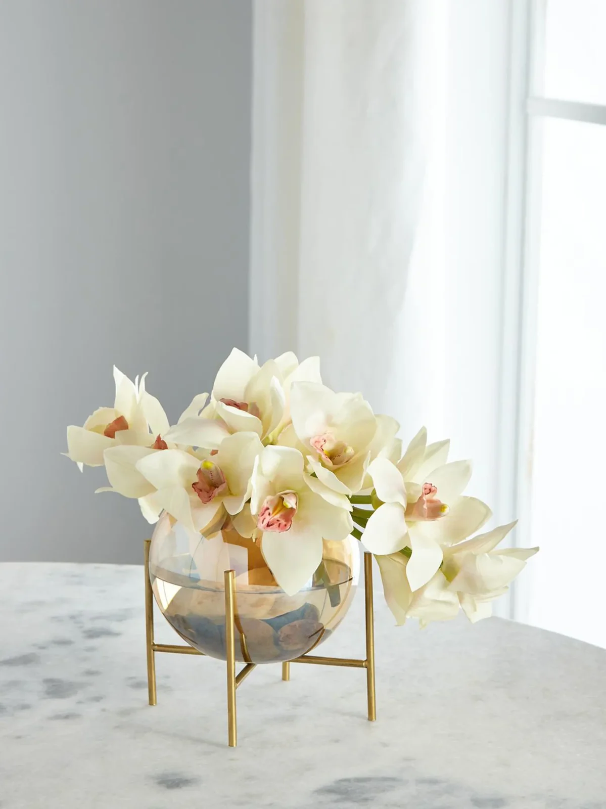 John-Richard Collection Cymbidium Orchid Floral Arrangement