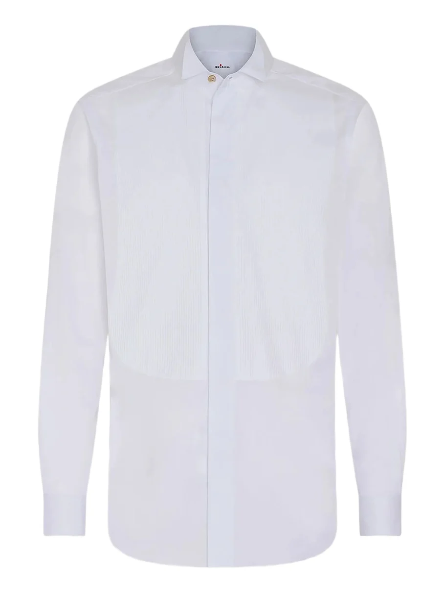 Men's Cotton-Blend Button-Front Tuxedo Shirt Men's Cotton-Blend Button-Front Tuxedo Shirt
