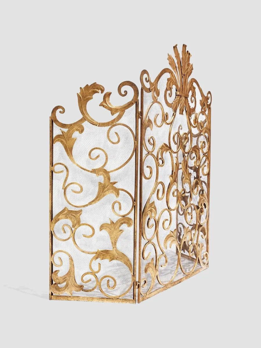 Dr. Livingston Acanthus Fireplace Screen | Thumbnail 3 Dr. Livingston Acanthus Fireplace Screen | Thumbnail 3