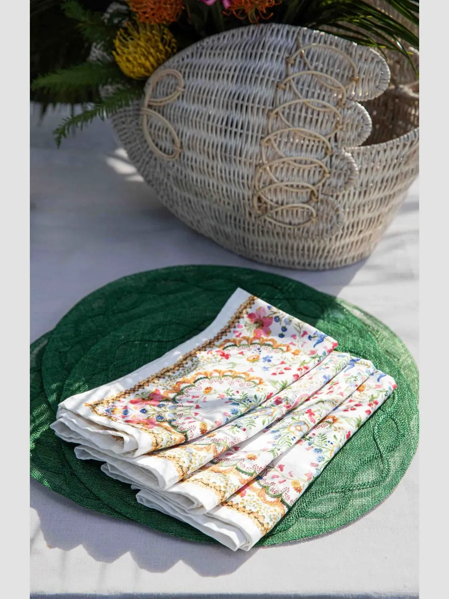 Juliska Tuileries Garden 4-Piece Placemat Set | Thumbnail 3 Juliska Tuileries Garden 4-Piece Placemat Set | Thumbnail 3