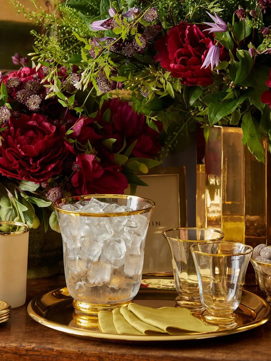AERIN Sophia Crystal Small Ice Bucket | Thumbnail 3 AERIN Sophia Crystal Small Ice Bucket | Thumbnail 3