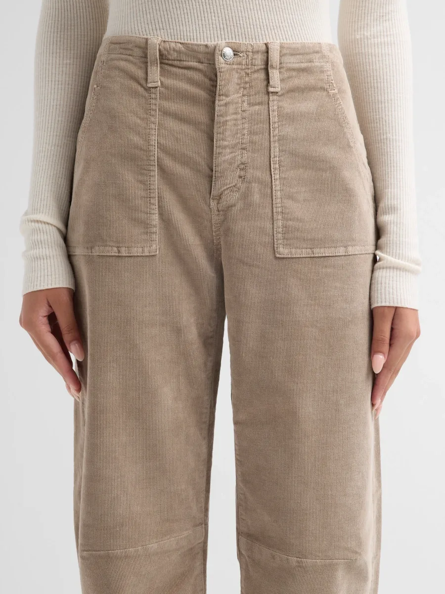 Le Jean Women's Stretch-Cotton Corduroy Barrel-Leg Crop Jeans | Thumbnail 5 Le Jean Women's Stretch-Cotton Corduroy Barrel-Leg Crop Jeans | Thumbnail 5