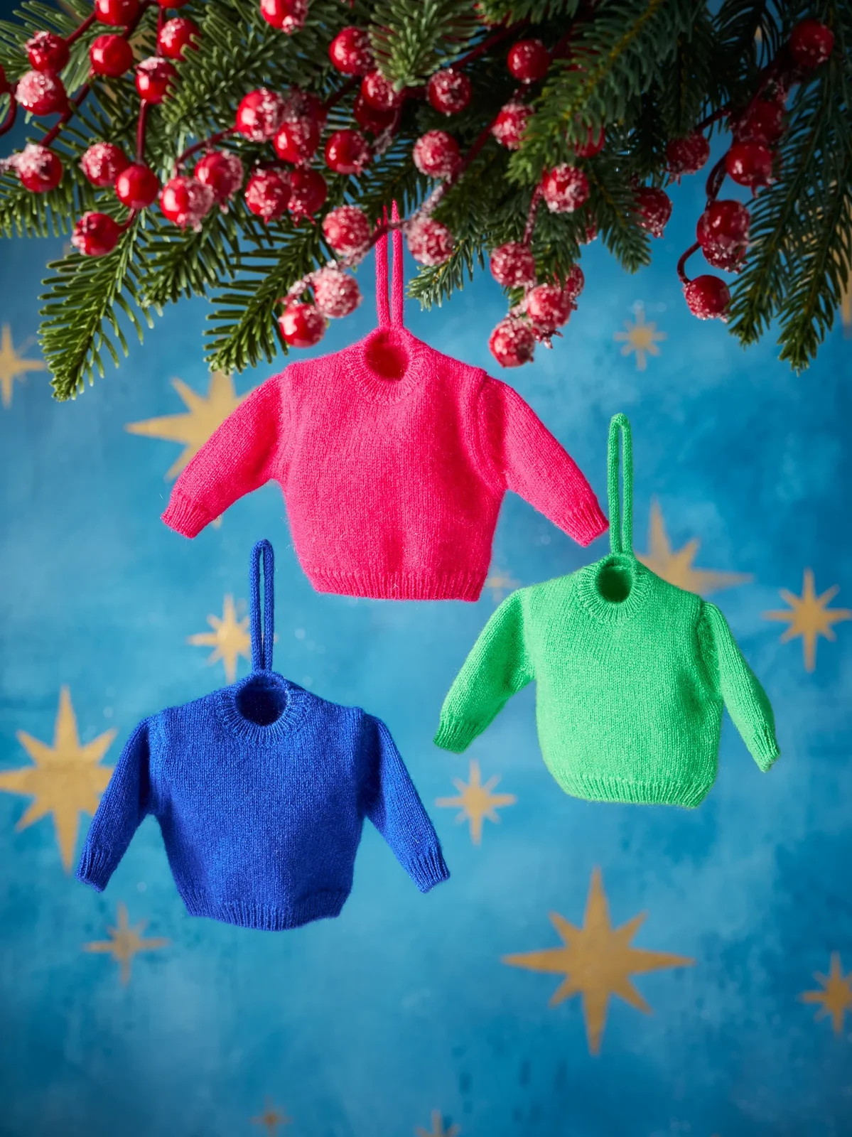 Mini Cashmere 3-Piece Ornament Set Mini Cashmere 3-Piece Ornament Set