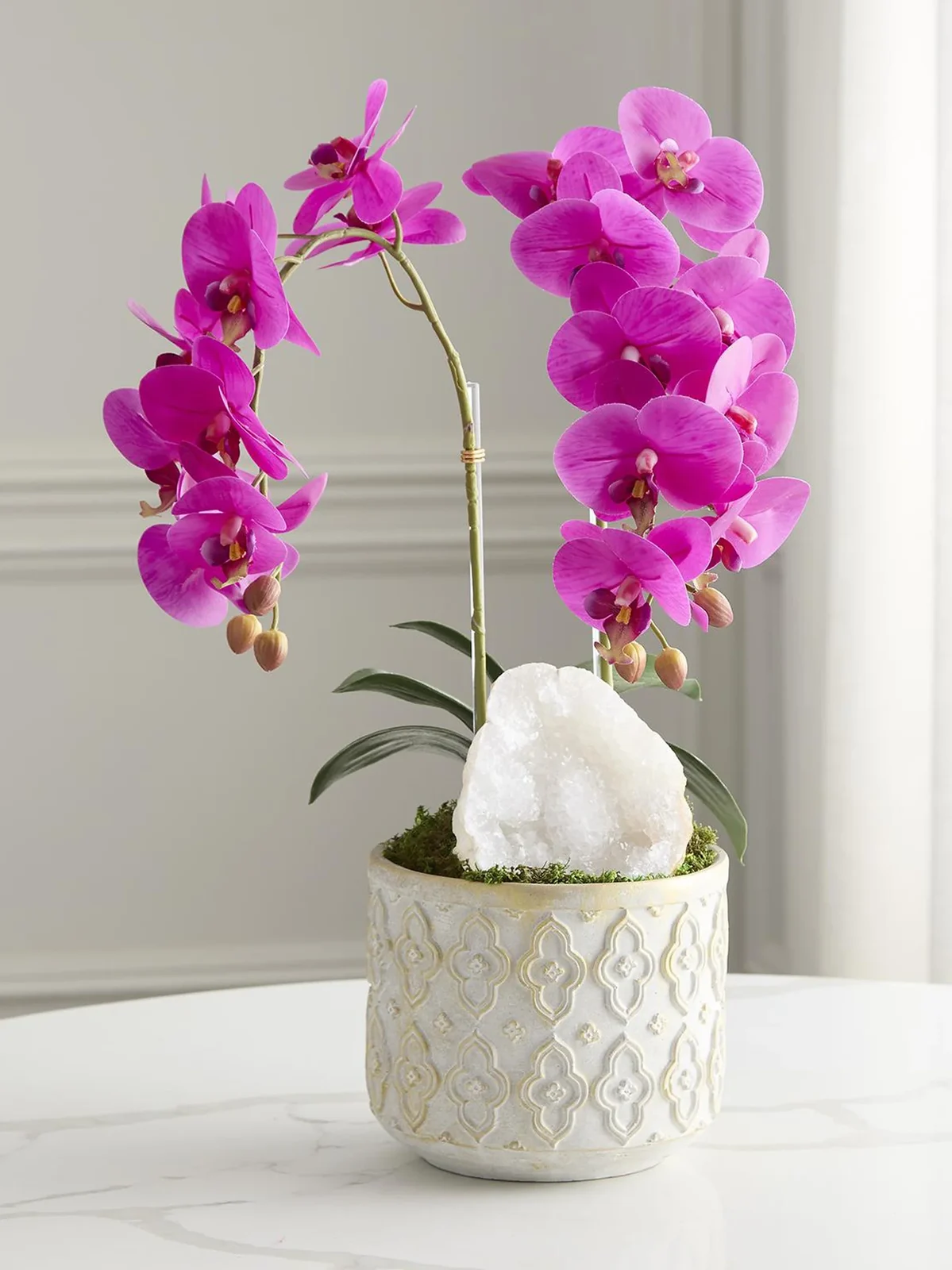 TC Floral Artificial Orchid Floral Arrangement