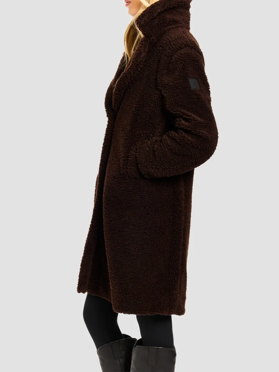 Sam. SAM. Women's Sherpa Leather-Trimmed Coat | Thumbnail 5 Sam. SAM. Women's Sherpa Leather-Trimmed Coat | Thumbnail 5