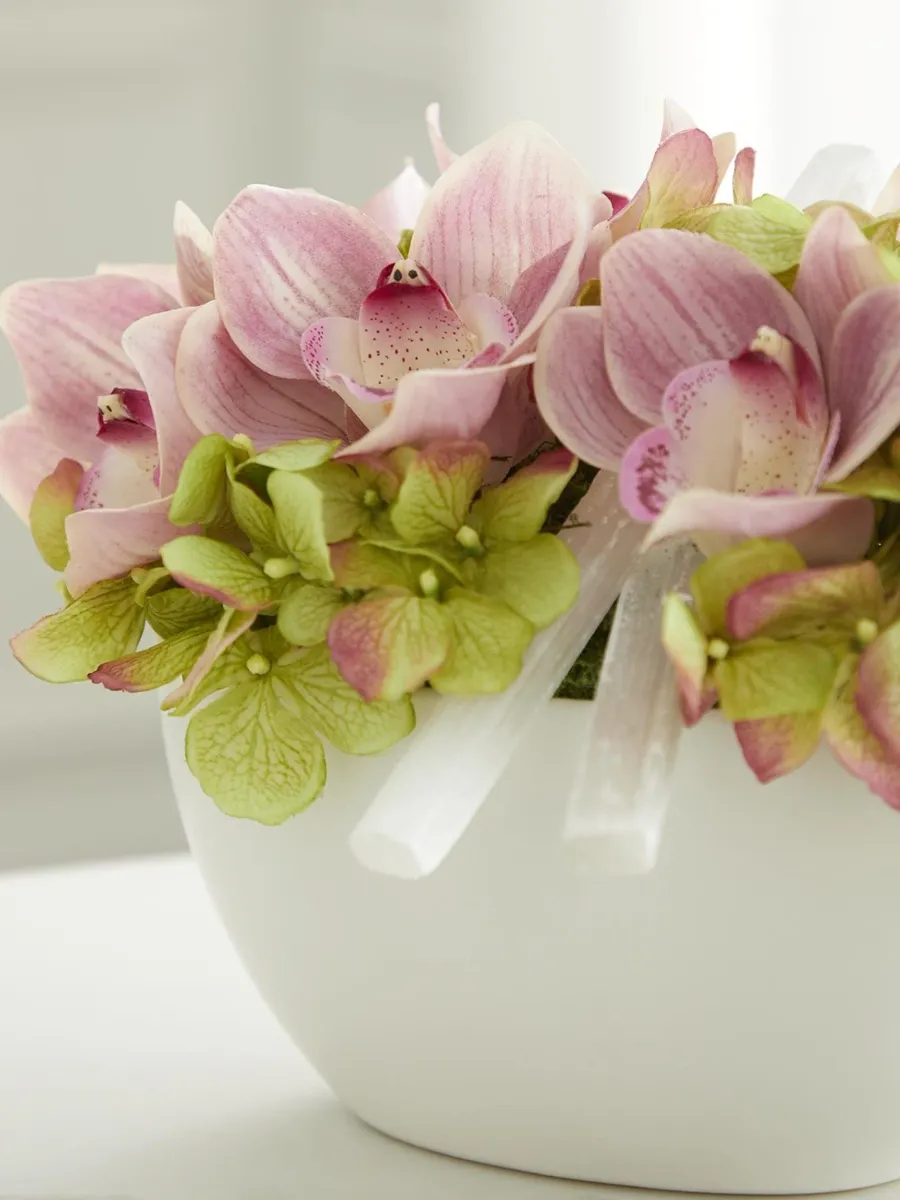 TC Floral Artificial Hydrangea & Orchid Floral Arrangement | Thumbnail 2 TC Floral Artificial Hydrangea & Orchid Floral Arrangement | Thumbnail 2