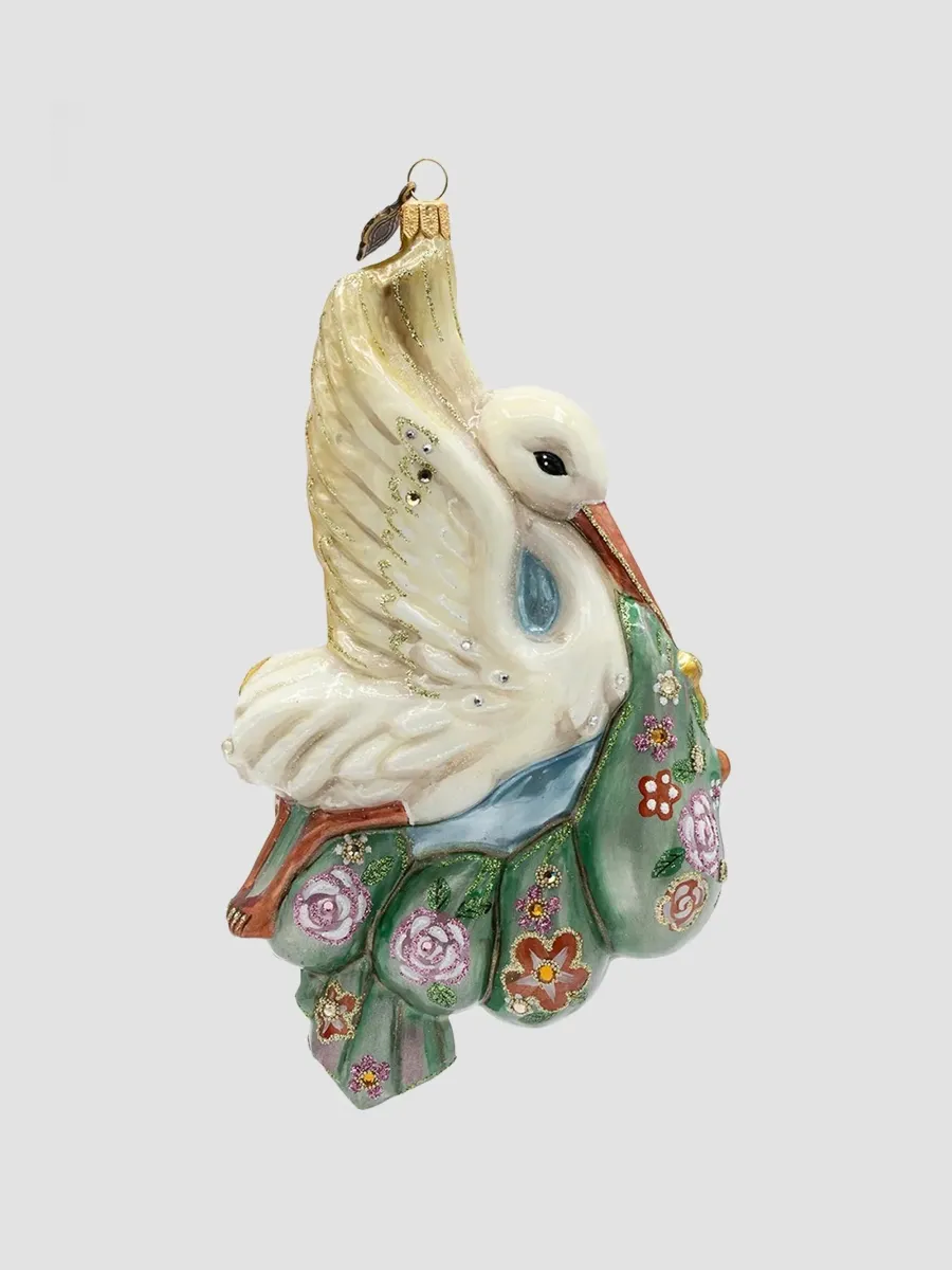 Jay Strongwater Holiday Annual Baby Ornament | Thumbnail 2 Jay Strongwater Holiday Annual Baby Ornament | Thumbnail 2