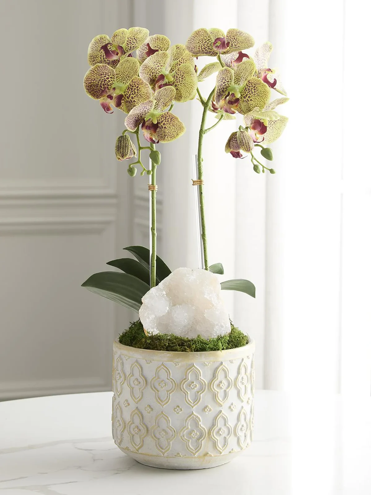 TC Floral Artificial Orchid Floral Arrangement