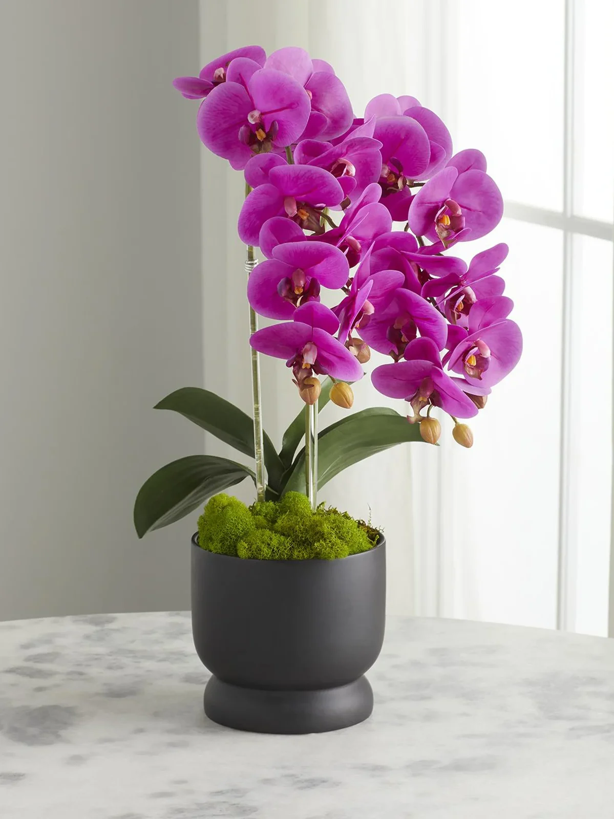 TC Floral Artificial Double Orchid Arrangement
