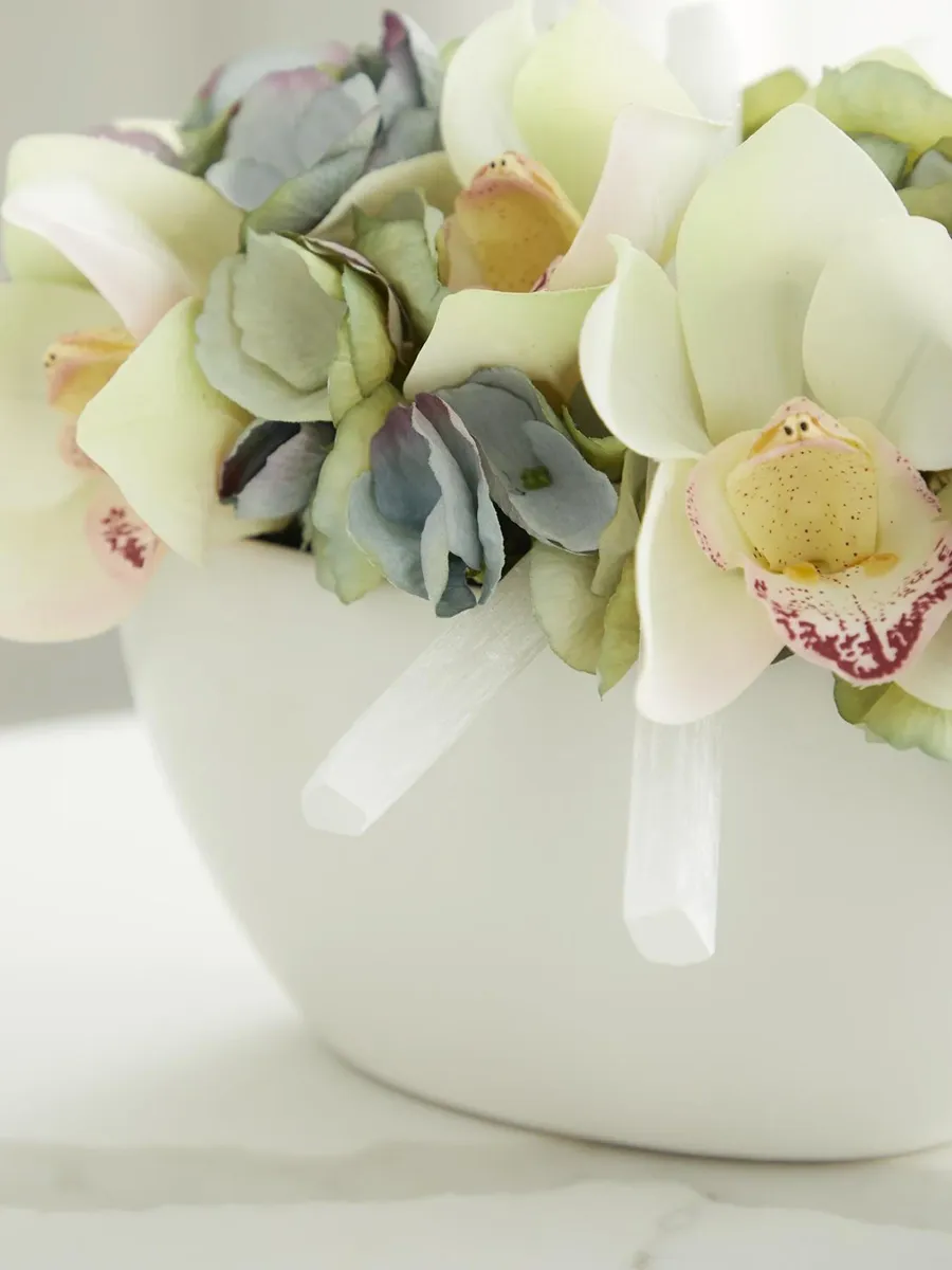 TC Floral Artificial Hydrangea & Orchid Floral Arrangement | Thumbnail 2 TC Floral Artificial Hydrangea & Orchid Floral Arrangement | Thumbnail 2