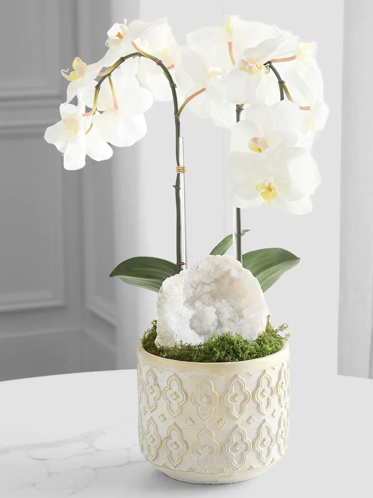 TC Floral Artificial Orchid Floral Arrangement