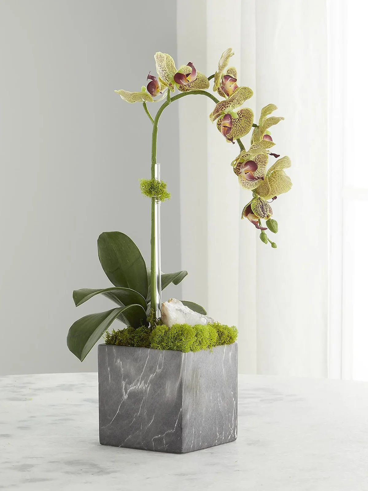 TC Floral Artificial Orchid Floral Arrangement