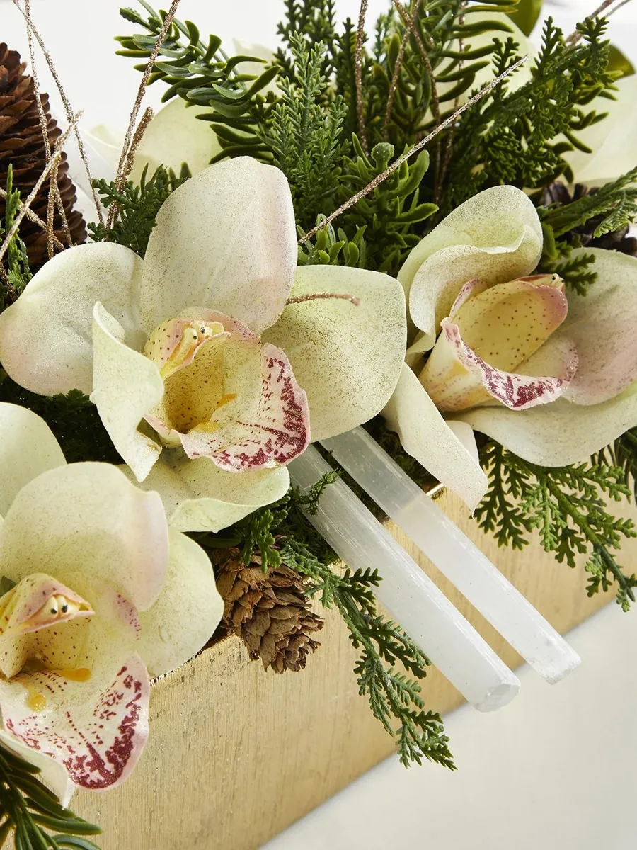 TC Floral Artificial Holiday Orchids Arrangement | Thumbnail 3