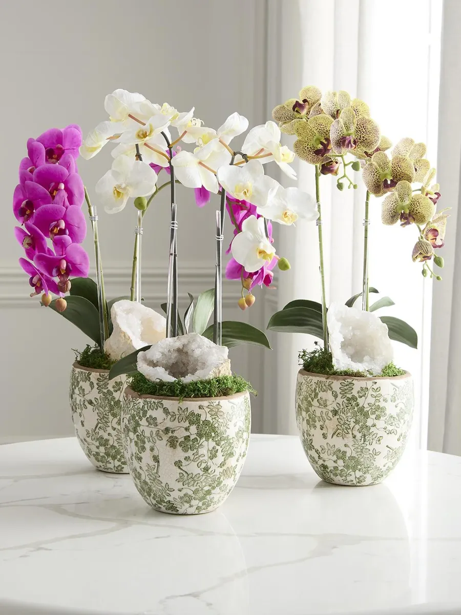 TC Floral Artificial Double Orchid Arrangement | Thumbnail 5 TC Floral Artificial Double Orchid Arrangement | Thumbnail 5
