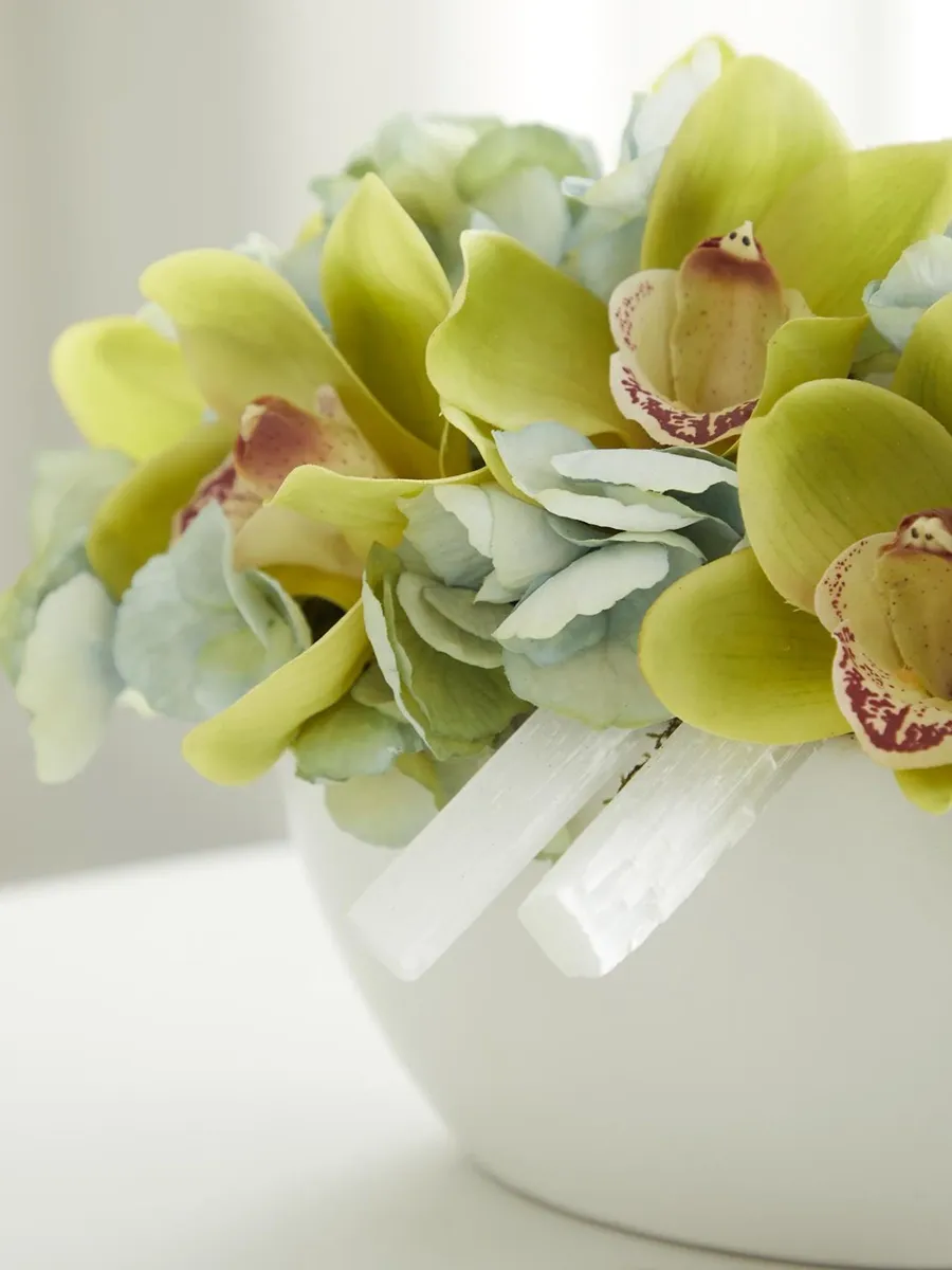 TC Floral Artificial Hydrangea & Orchid Floral Arrangement | Thumbnail 2 TC Floral Artificial Hydrangea & Orchid Floral Arrangement | Thumbnail 2