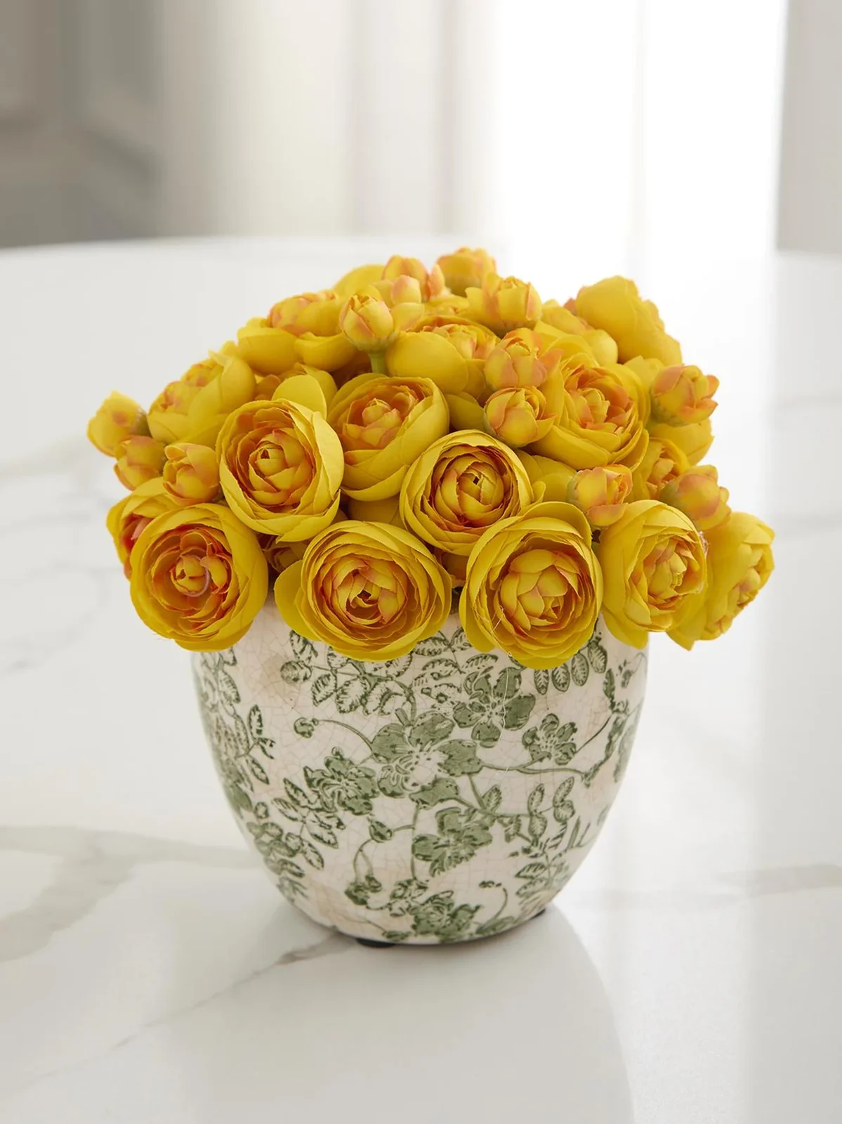TC Floral Artificial Baby Ranunculus 8" Floral Arrangement