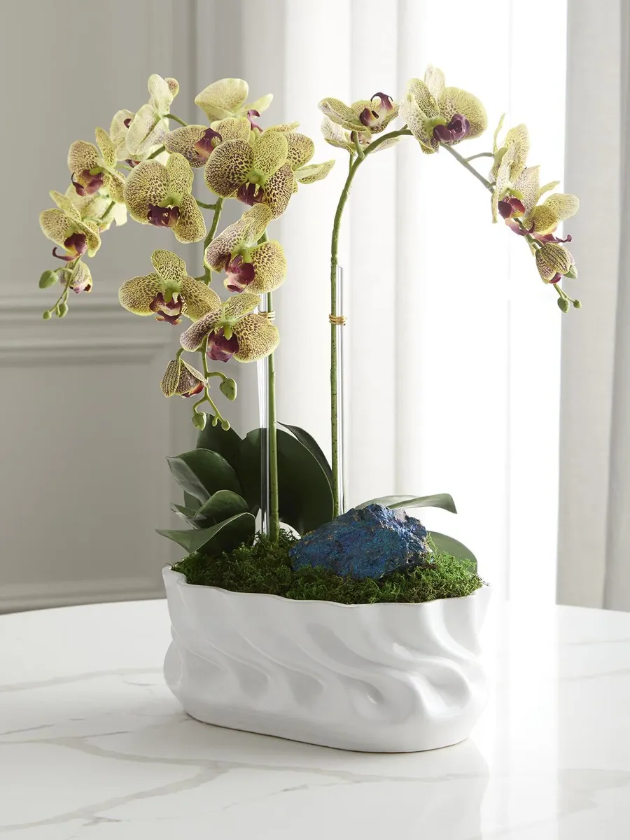 TC Floral Artificial Triple Orchid Floral Arrangement | Thumbnail 2 TC Floral Artificial Triple Orchid Floral Arrangement | Thumbnail 2