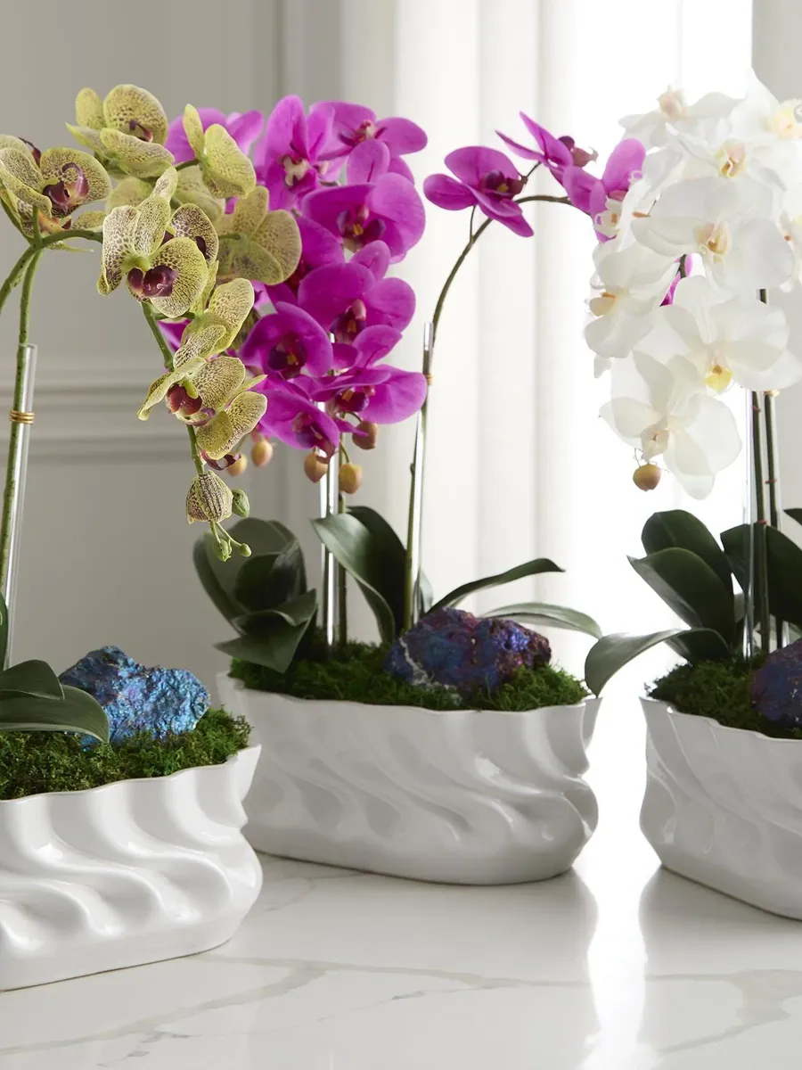 TC Floral Artificial Triple Orchid Floral Arrangement | Thumbnail 5 TC Floral Artificial Triple Orchid Floral Arrangement | Thumbnail 5