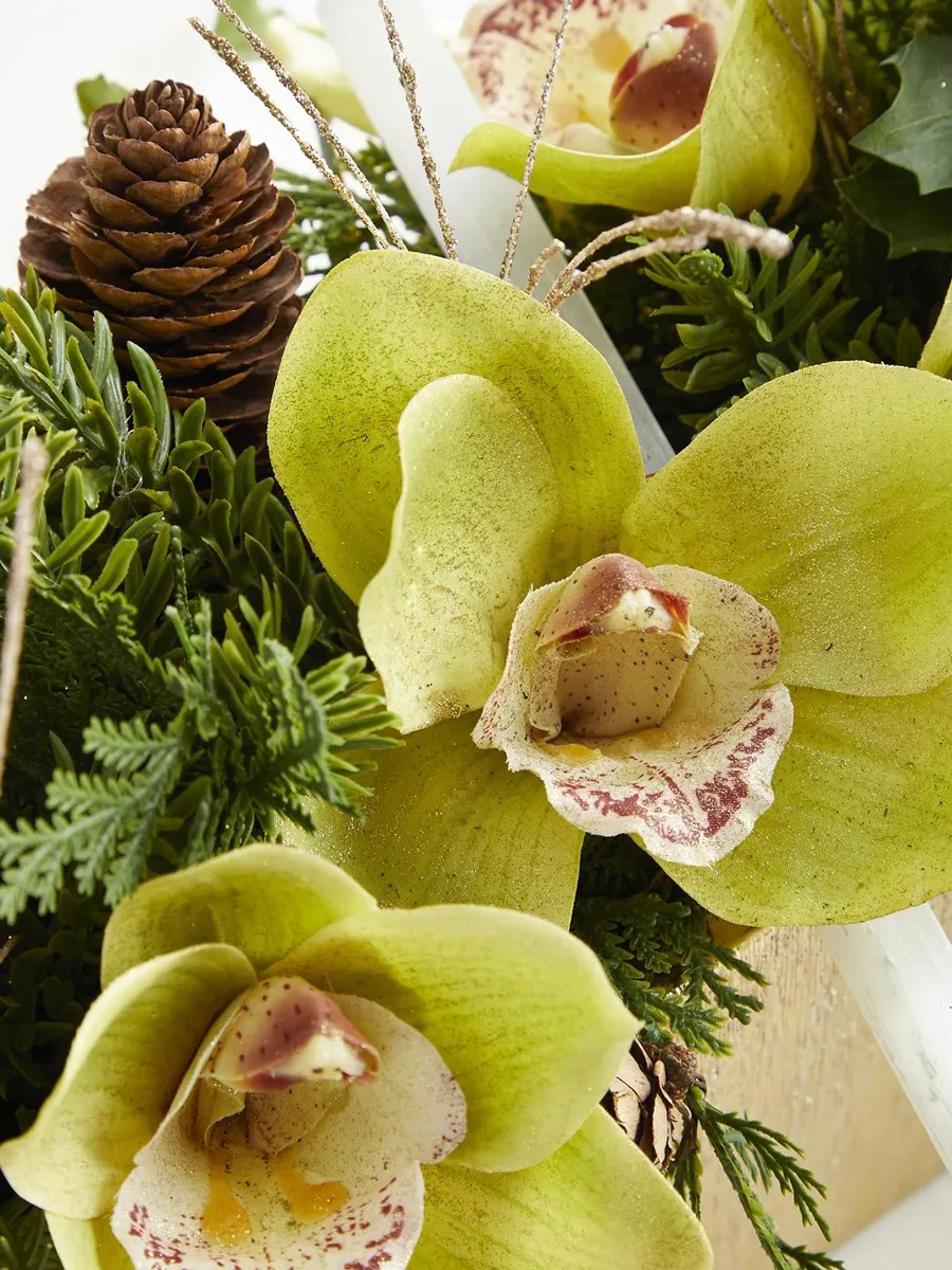 TC Floral Artificial Holiday Orchids Arrangement | Thumbnail 2 TC Floral Artificial Holiday Orchids Arrangement | Thumbnail 2