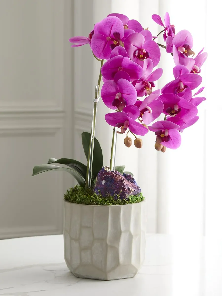 TC Floral Artificial Double Orchid Floral Arrangement | Thumbnail 2 TC Floral Artificial Double Orchid Floral Arrangement | Thumbnail 2