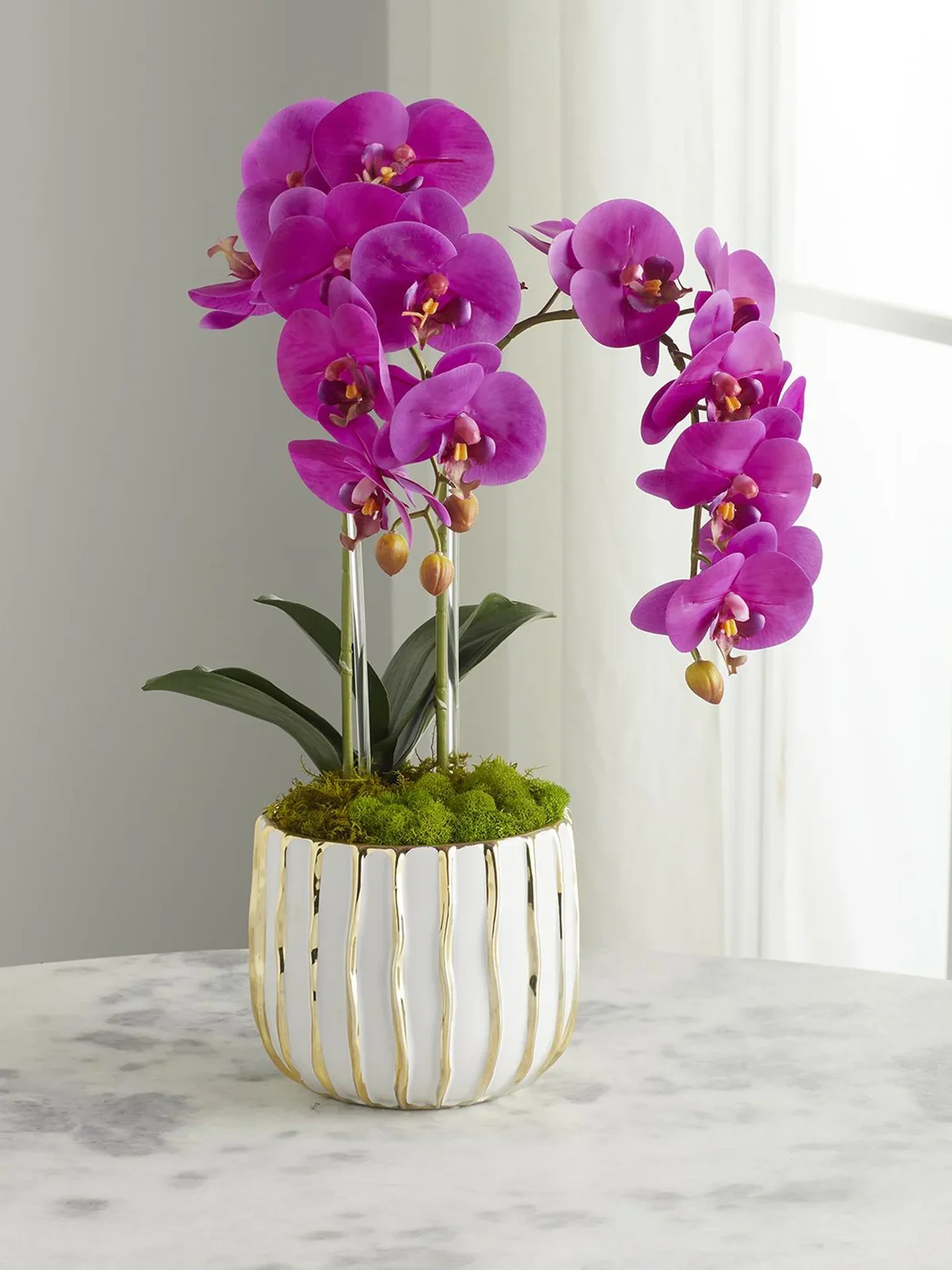 TC Floral Artificial Orchid Floral Arrangement