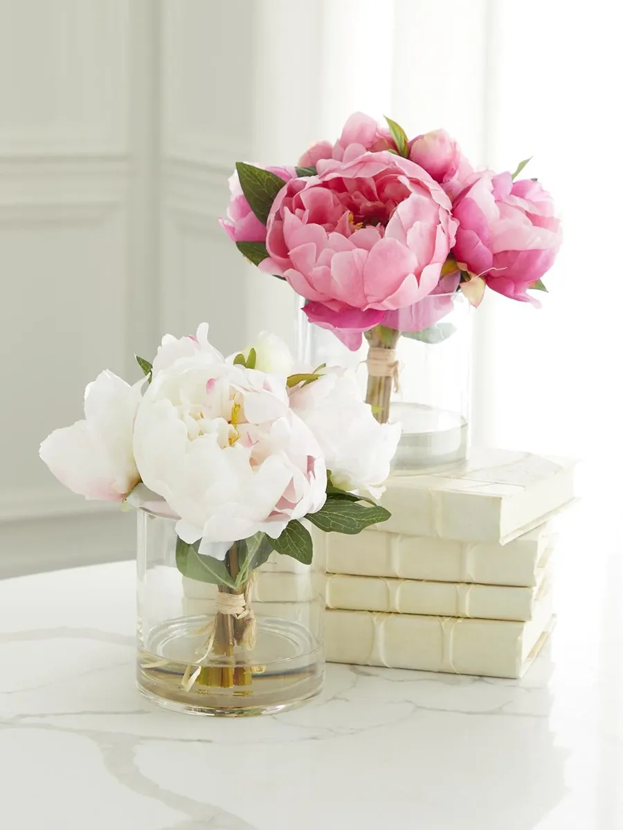 TC Floral Artificial Fresh Cut Peonies Floral Arrangement | Thumbnail 3 TC Floral Artificial Fresh Cut Peonies Floral Arrangement | Thumbnail 3