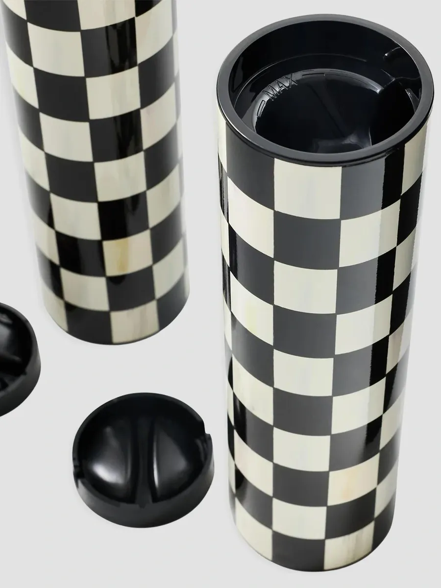 MacKenzie-Childs Courtly Check Electric Salt & Pepper Grinders | Thumbnail 3 MacKenzie-Childs Courtly Check Electric Salt & Pepper Grinders | Thumbnail 3
