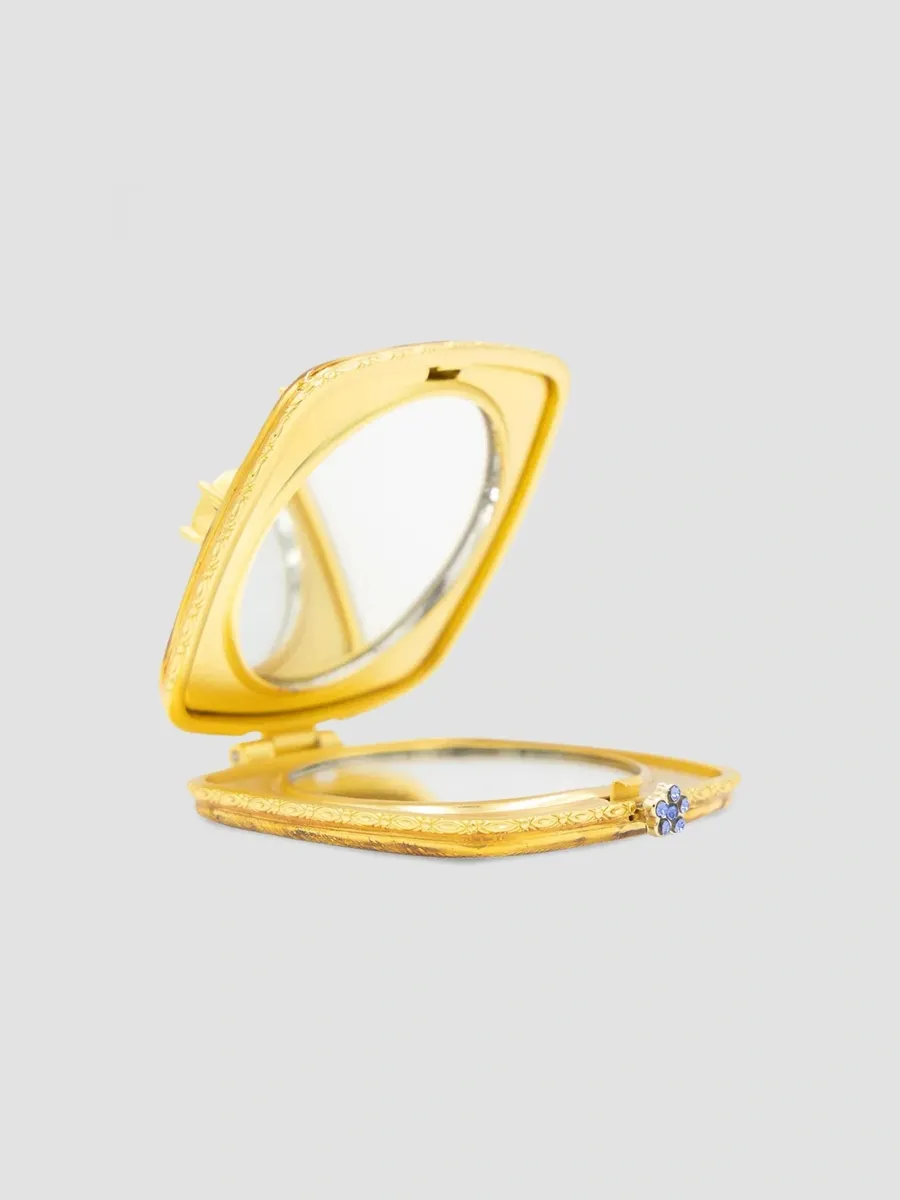 Jay Strongwater Delft Garden Luella Square Jeweled Compact | Thumbnail 3 Jay Strongwater Delft Garden Luella Square Jeweled Compact | Thumbnail 3