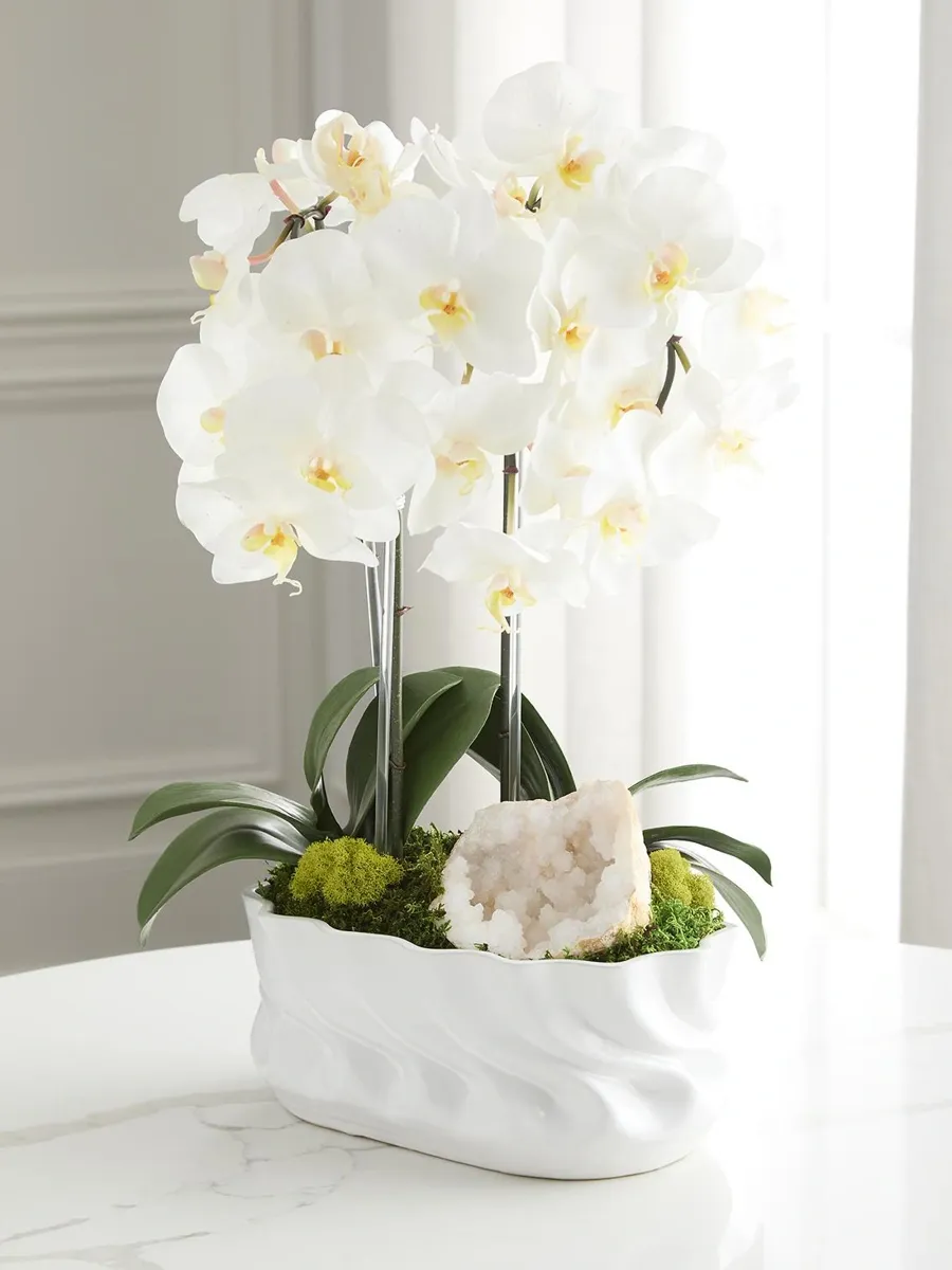 TC Floral Artificial Triple Orchid Floral Arrangement | Thumbnail 3 TC Floral Artificial Triple Orchid Floral Arrangement | Thumbnail 3