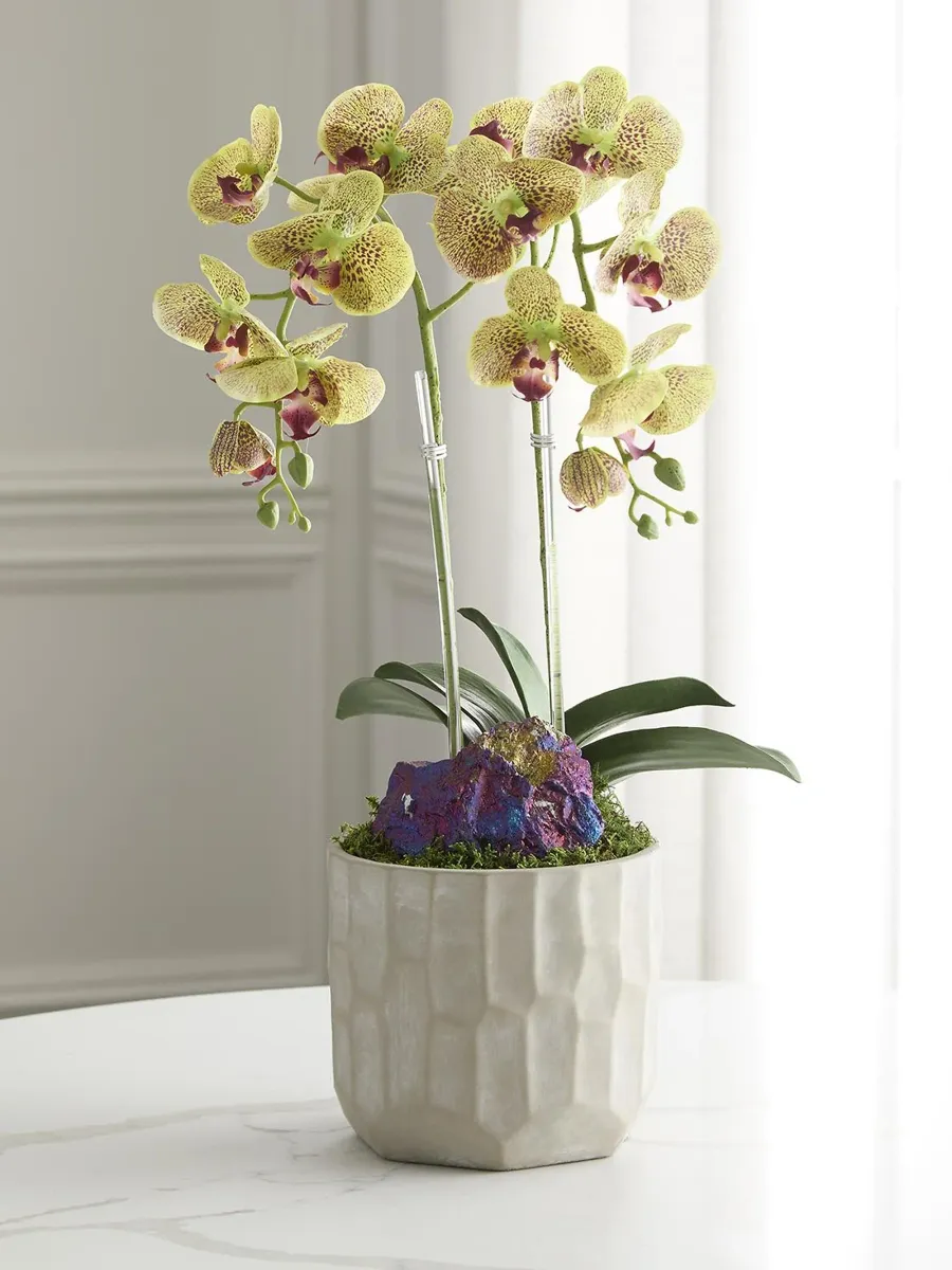 TC Floral Artificial Double Orchid Floral Arrangement | Thumbnail 3 TC Floral Artificial Double Orchid Floral Arrangement | Thumbnail 3