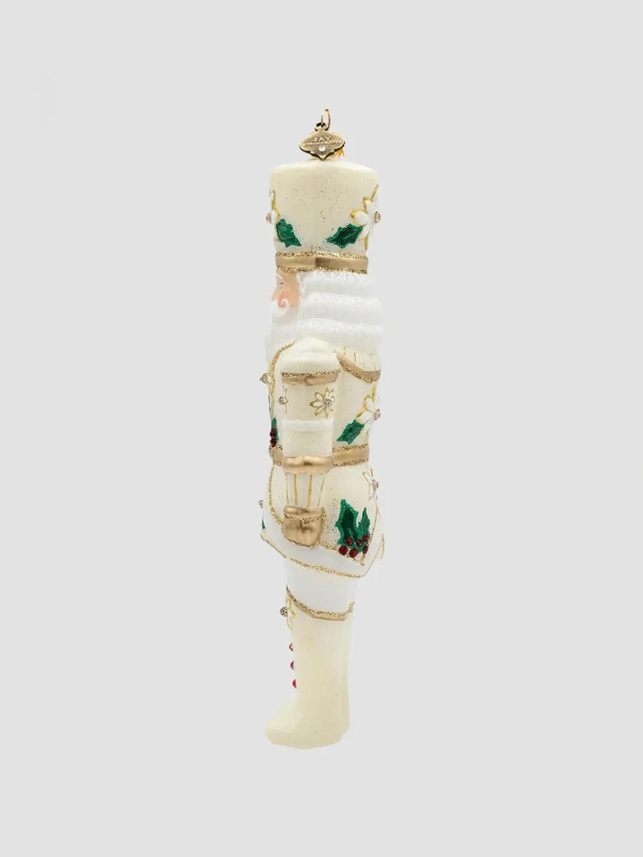 Jay Strongwater Holiday Poinsettia Nutcracker Christmas Ornament | Thumbnail 4 Jay Strongwater Holiday Poinsettia Nutcracker Christmas Ornament | Thumbnail 4