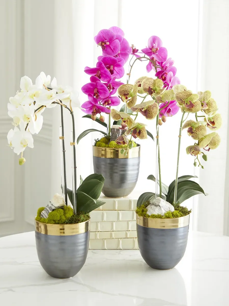 TC Floral Artificial Double Orchid Flower Arrangement | Thumbnail 4 TC Floral Artificial Double Orchid Flower Arrangement | Thumbnail 4