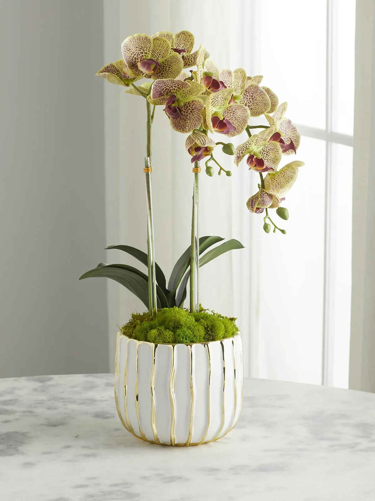 TC Floral Artificial Orchid Floral Arrangement