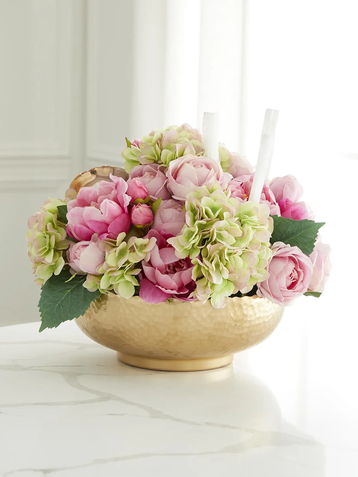 TC Floral Artificial Hydrangea Floral Arrangement