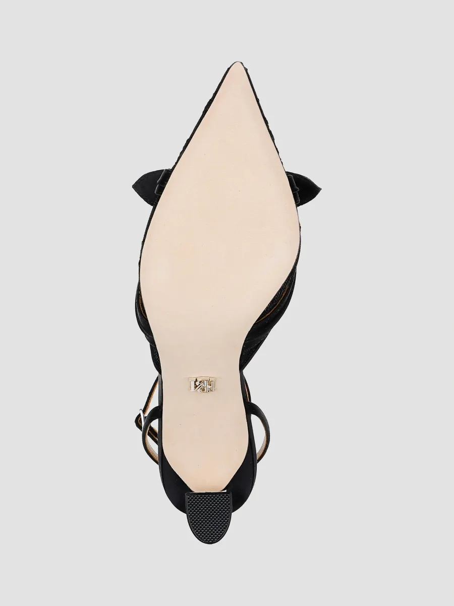 BADGLEY MISCHKA Women's Josie 85MM Satin Pumps | Thumbnail 6