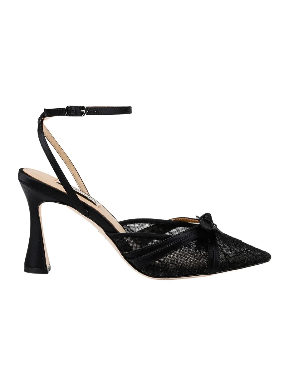 BADGLEY MISCHKA Women's Josie 85MM Satin Pumps