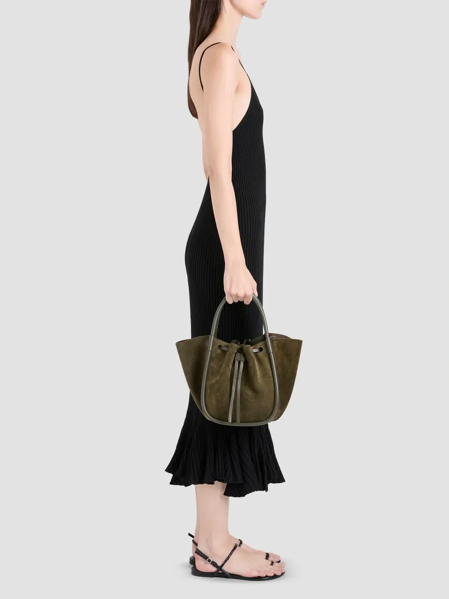 Proenza Schouler Women's Small Ruched Suede Tote Bag | Thumbnail 2 Proenza Schouler Women's Small Ruched Suede Tote Bag | Thumbnail 2