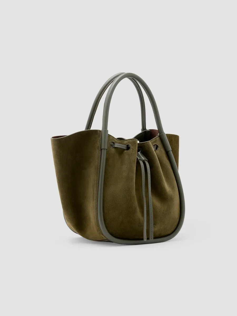 Proenza Schouler Women's Small Ruched Suede Tote Bag | Thumbnail 3 Proenza Schouler Women's Small Ruched Suede Tote Bag | Thumbnail 3